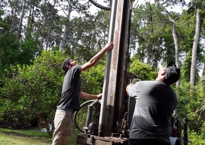 the morin family drilling a deep well